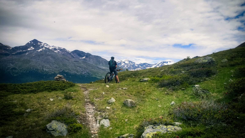 Gallo-Trail-Gavia Gallo MTB Trail vom Gavia Pass nach Pezzo