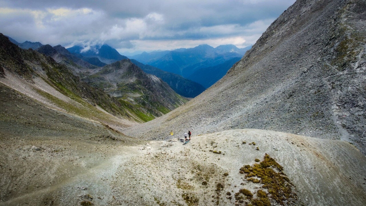MTB Alpenüberquerung über das Muttenjoch