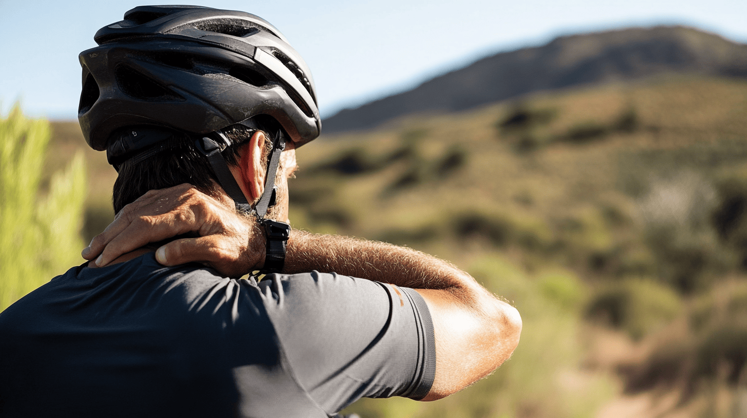 Rücken- und Nackenschmerzen auf Mountainbike Touren
