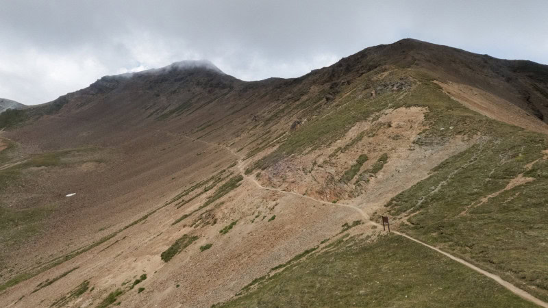 MTB Trail: Goldsee Trail vom Stilfser Joch, Südtirol, Italien