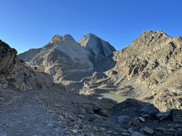 Eisjöchl Uphill zur Stettiner Hütte über Vinschgau und Pfossental