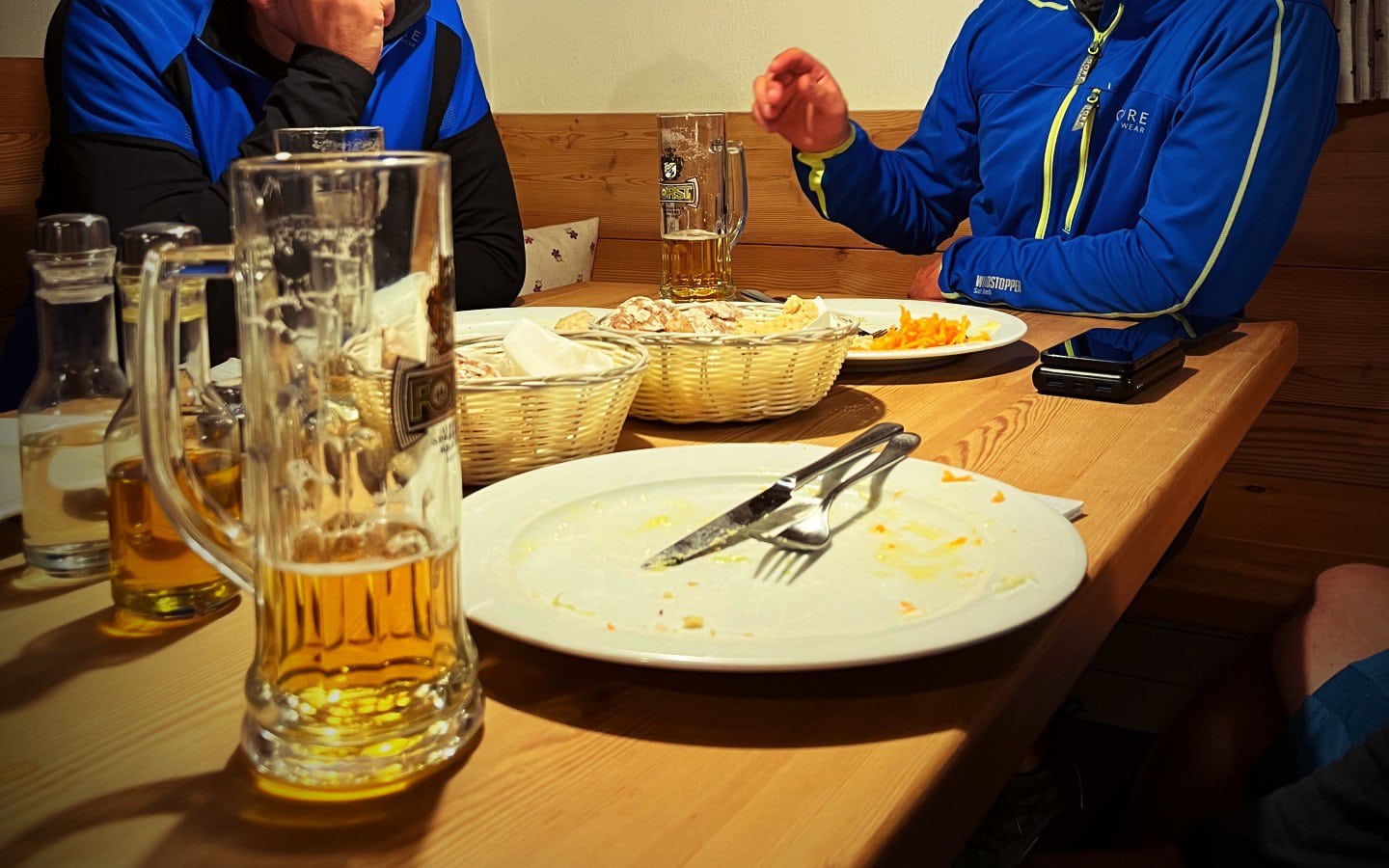 transalp-abendessen Abendessen auf einer Transalp: ausgewogene Ernährung ist wichtig