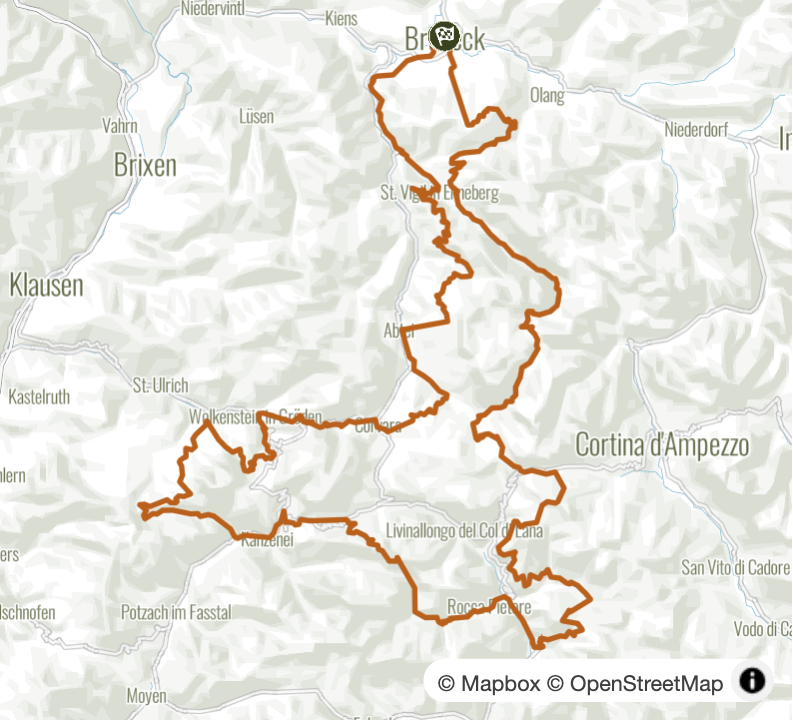 Zwischen Kronplatz und Marmolada: eine Rundtour durch das Herz der Dolomiten