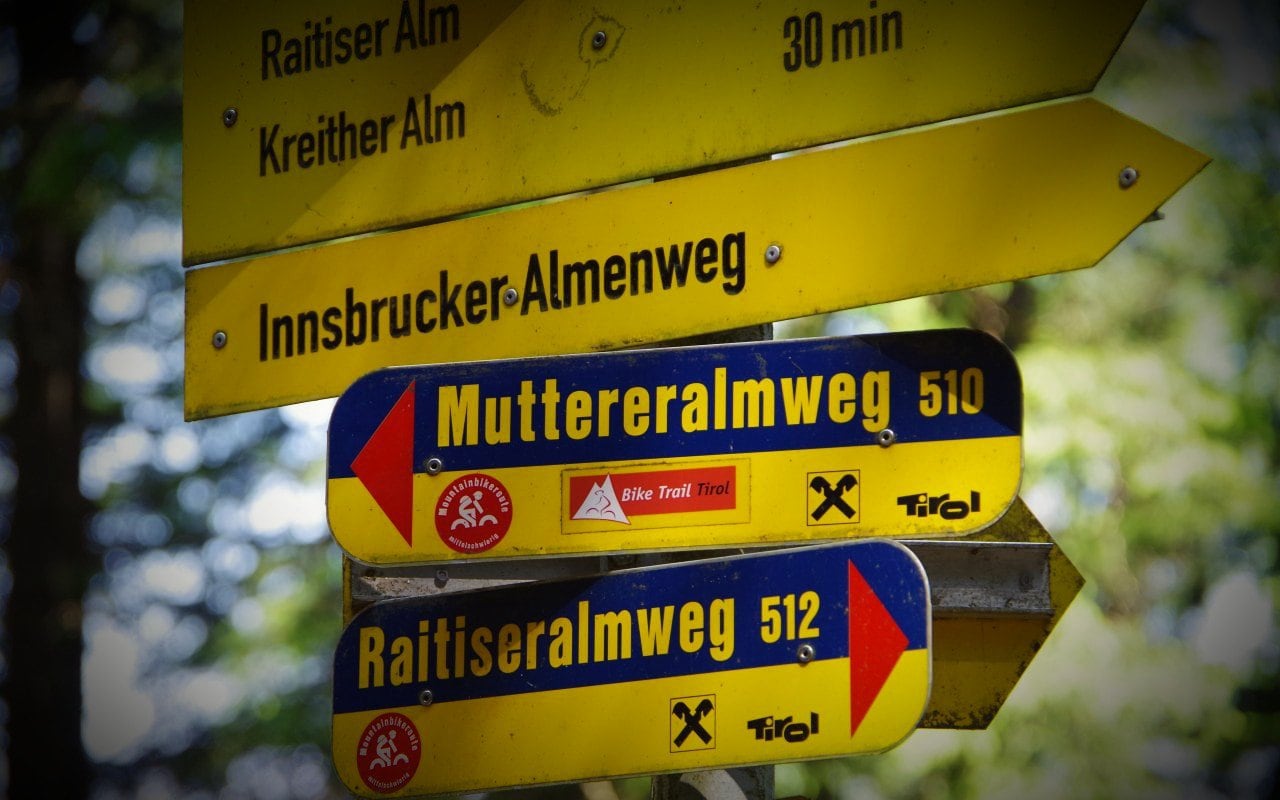 Muttereralmweg auf der Marvin Route
