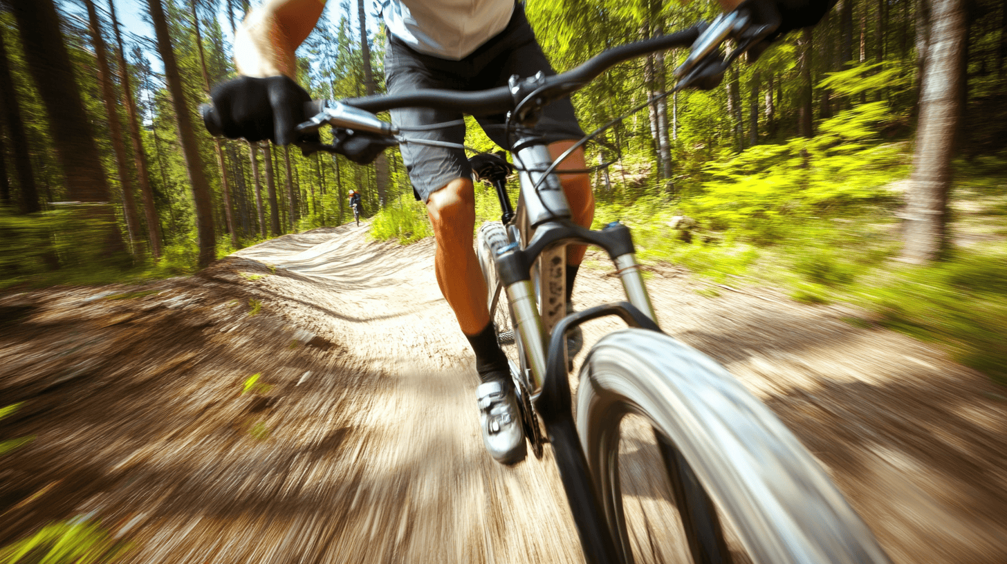 Angelegte Bikepark-Trails