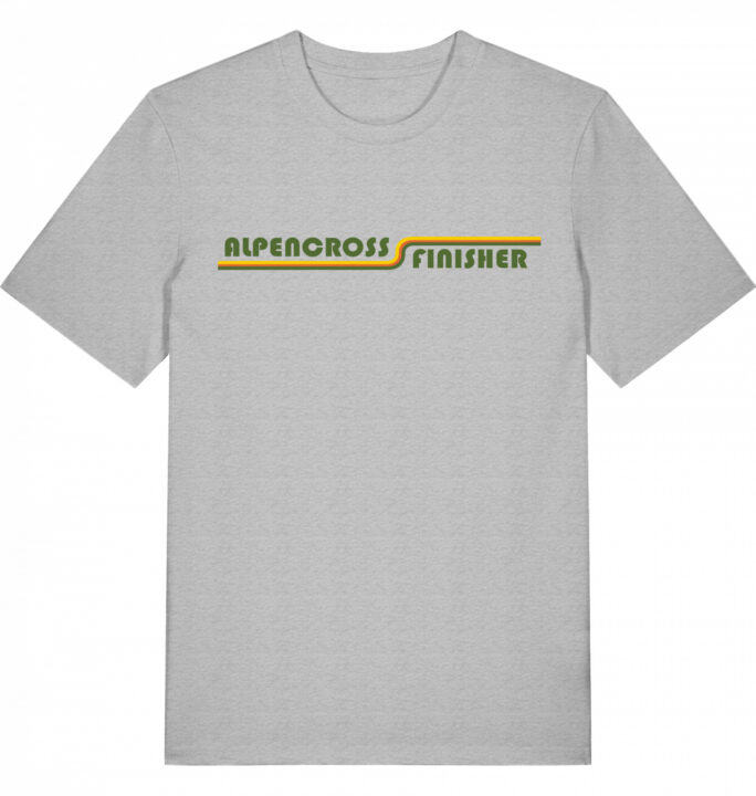 Alpencross – Sunset Line Edition T-Shirt - Farbe: Heather Grey