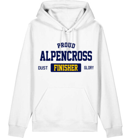 Alpencross Finisher "Varsity Edition" - Hoodie - Farbe: White