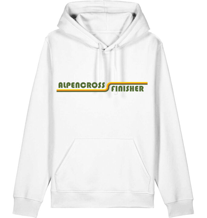 Alpencross – Sunset Line Edition Hoodie - Farbe: White
