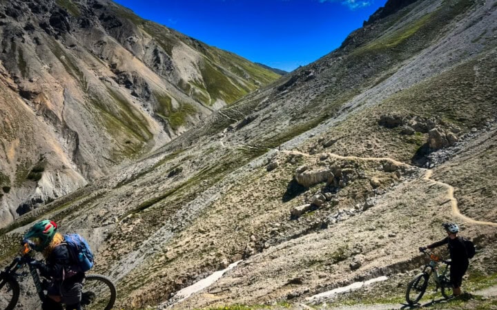 3-Tage-Downhill-Rundtour-Vinschgau-Livigno-Bormio Vinschgau-Livigno-Stilfserjoch: 3 Etappen Downhill-Rundtour ab Mals