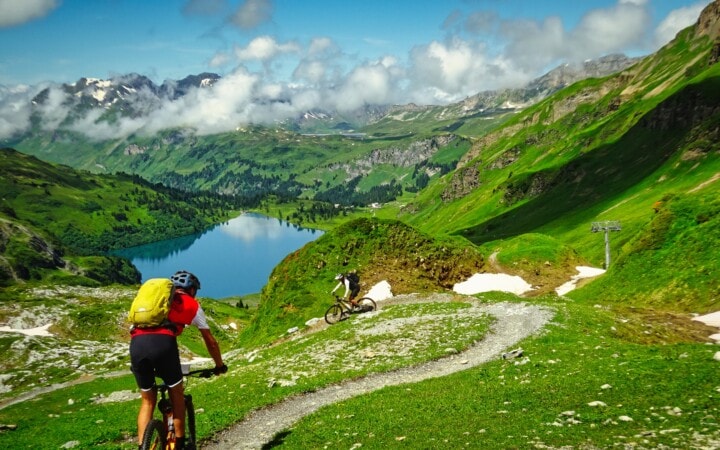 Singeltrails auf dem Westalpencross Bodensee und Genfersee - Chinzig-Pass